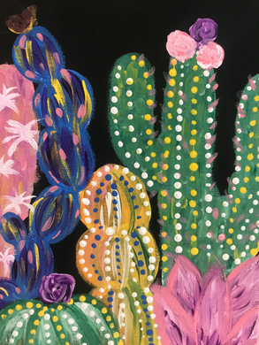 Cacti Party Cards
